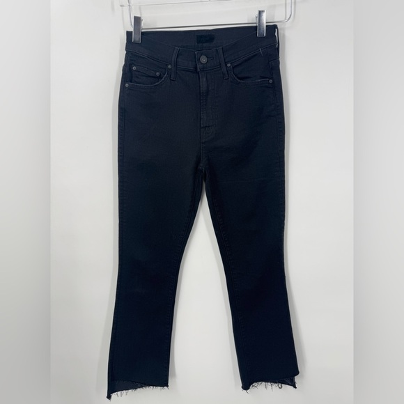 MOTHER THE INSIDER CROP STEP FRAY JEANS NOT GUILTY SIZE 25 B2470 - Picture 3 of 7
